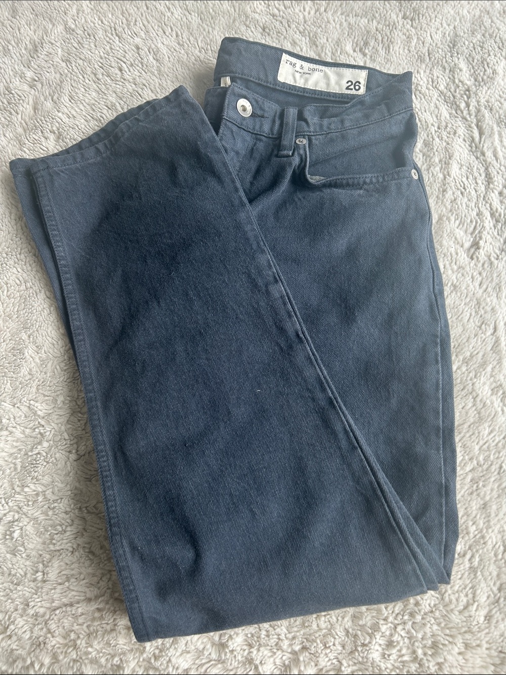 rag & bone Dark Blue Slim Jeans